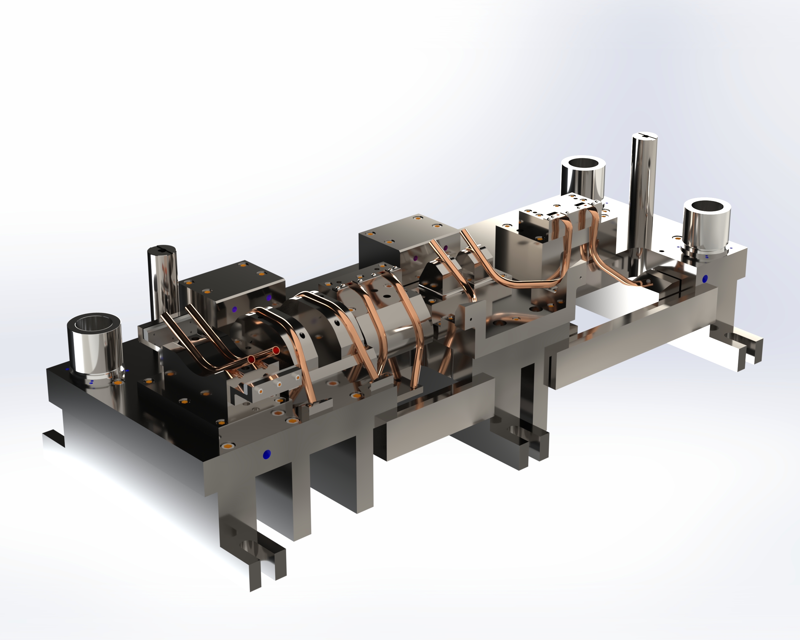 Tube form die lower